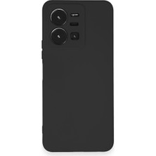  Vivo Y35 Kılıf Nano Içi Kadife Silikon - Siyah Nemere