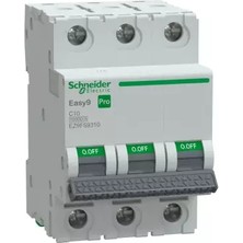 Schneider Electric EZ9F59310 Easy 9 Pro 3p 10A 10KA C Tipi Otomatik Sigorta