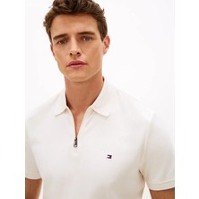 Tommy Hilfiger MW0MW42758Z00 Interlock Zip Reg Erkek Polo Tişört