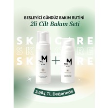 The M - 2'li Gündüz Cilt Bakım Seti: Nemlendirici Krem 50 ml , Yüz Temizleme Köpüğü 150 ml