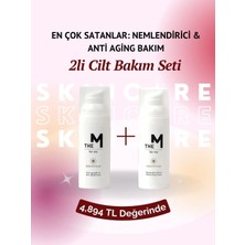 The M - 2'li Gece & Gündüz Cilt Bakım Seti: Nemlendirici Krem 50 ml , Anti Aging Krem 50 ml
