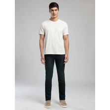 Lee Cooper Jagger Erkek Slım Straıght Dar Kesim Normal Bel Düz Paça Jean Pantolon Mavi