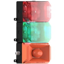 Mesan 2 Kat Küp LED Multifonksiyon 43 Ses Siren Ms 223.1.2.12-24VDC