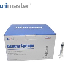 Unimaster Luer Lock Şırınga 3ml 100 Adet