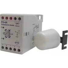 Entes M0094 FG-4A Fotosel Röle 1–10 Lux Ayarlı Röle Çıkışlı 190–255VAC