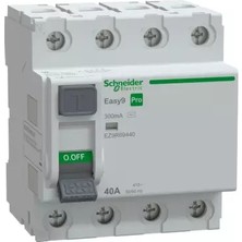 Schneider Electric EZ9R69440 Easy 9 Pro 4p 40A 300MA Ac Tip Kaçak Akım Rölesi