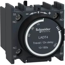Schneider Electric Ladt4 Tesys Deca Düşmede Gecikmeli Pinomatik Zaman Rölesi 10-180SN 1NA1NK