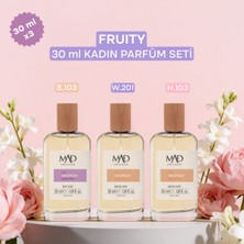 Mad Parfüm Mad Fruity Selective Kadın Parfüm Seti– 30 ml Üçlü Set