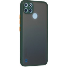  Realme C21Y Kılıf Montreal Silikon Kapak - Yeşil Nemere