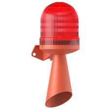 Mesan LED Multifonksiyon Tek Ses Borulu Siren Ms 5834.1.85-260VAC