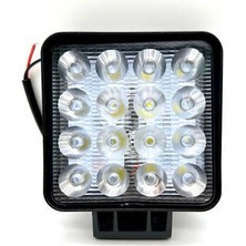 Mesan LED Far Lamba 48W Kare 16 Ledlı 8-110VDC 35MM