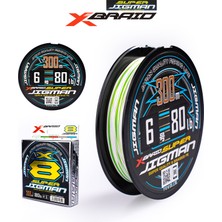 YGK XBraid X013 Super Jigman PE X8 300 Mt Multicolor İp Misina