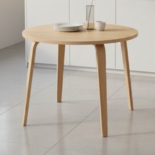 Vilinze Demre Yuvarlak Mdf Sabit Mutfak Masası - Q90 cm