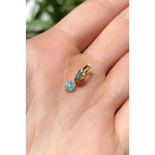 Spossy Silver Jewelry Kalpli Halka Piercing Küpe