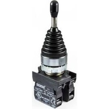 Emas cm Serisi Metal 1no+1no Joystick Kalıcı 2 Pozisyonlu 22 mm Buton CM101DJ20