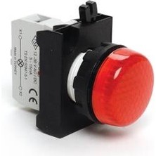 Emas Cp Serisi Plastik Led’li 12-30V Ac/dc Kırmızı 22 mm Sinyal CP060XK