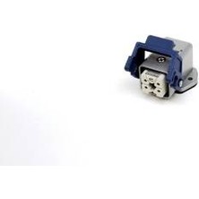 Emas Ebm Serisi Metal 5 Kontak Eğik Tip Priz 10 A Alttan Girişli 1 Mandallı EBM05PE41