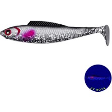 Silikon Balık - 4,5g 85MM - Fishack Predatorx - Uv Boyalı - Ghosty