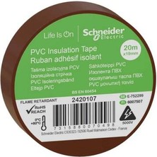 Schneider Electric 2420107 19*20 Izolebant Kahverengi (20 Mt)