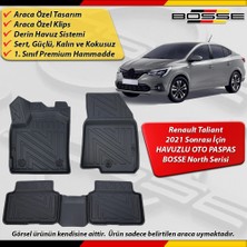 Renault Taliant Paspas Araca Özel 2021 Sonrası Derin Havuzlu Paspas Bosse North Serisi