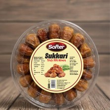 Safter Medine Sukkari Taze Yaş Hurma, Yeni Mahsul, 500 Gr. x 6 Paket