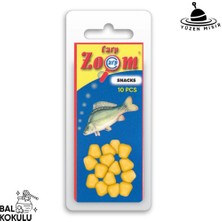 Fishack Yüzen Silikon Mısır Yem - Yüzen Sazan Mısırı - Mini - 10 Adet - Bal Kokulu