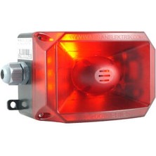 Mesan Küp LED Multifonksiyon 43 Ses Siren Ms 229.1.12-24VAC/DC