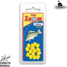 Fishack Yüzen Silikon Mısır Yem - Yüzen Sazan Mısırı - Mini - 10 Adet - Vanilya Kokulu