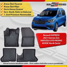 Renault  Express Paspas Araca Özel 2021 Sonrası Derin Havuzlu Paspas Bosse North Serisi