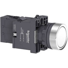 Schneider Electric XA2EW31M1 XA2EW31M1 1na Beyaz 230 Vac/dc Işıklı Yaylı Buton