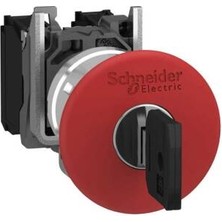 Schneider Electric XB4BS9445 Na-1nk Kırmızı 40MM Kili I Metalbuton