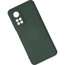  Xiaomi Mi 10T Kılıf Nano Içi Kadife Silikon - Koyu Yeşil Nemere
