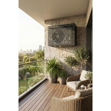 Liccia Klima Motoru/Dış Ünite Gizleme/Koruma Kafesi XS 7000 BTU - 9000 BTU 86X44X65(H) Cormoran