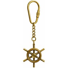 Tekinhediyelik Pirinç Dümen Anahtarlık 2042S