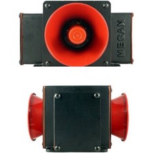 Mesan Endüstriyel Siren Ikili 43 Ses Kontaklı Alüminyum Gövde Ms 1336.12-60VAC/DC