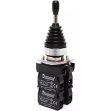 Emas cm Serisi Metal 2no+2no Dönüşlü 4 Pozisyonlu Joystick 22 mm Buton CM707DJ41