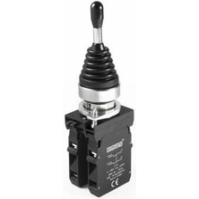 Emas cm Serisi Metal 2no+2no Joystick Kalıcı 4 Pozisyonlu 22 mm Buton CM707DJ40