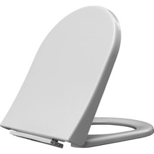 Visam Mimoza Yavaş Termoplast Klozet Kapağı Plastik Menteşeli Alttan Sıkmalı Dayanıklı Ve Şık