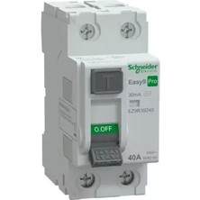 Schneider Electric EZ9R39240 Easy 9 Pro 2p 40A 30MA Ac Tip Kaçak Akım Rölesi