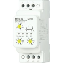 Entes Faz / Motor Koruma Rölesi Mkc-06 M1909