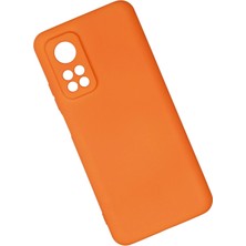  Xiaomi Mi 10T Kılıf Nano Içi Kadife Silikon - Turuncu Nemere