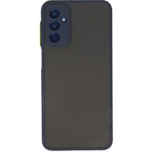  Samsung Galaxy M13 Kılıf Montreal Silikon Kapak - Lacivert Nemere
