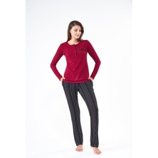 Pjs 22408 Kadın Patlı Pijama Takım
