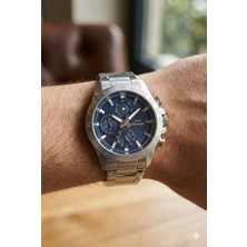 Slazenger Erkek Kol Saati | 44MM, Mavi Kadran, Multifonksiyon, Paslanmaz Çelik, 10ATM