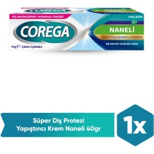 Corega Süper Protez Yapıştırıcı Naneli Krem 40 gr
