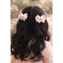 Nati Co Kız Çocuk Kelebek Figürlü Fiyonk Pens Toka ( 2'li ) – 5 cm