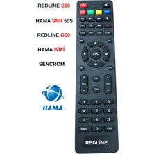 Snrelk Hama Snr 50S Hama Wifi Redline S50-G50 S55 Uyumlu Uydu Alıcısı Kumandası