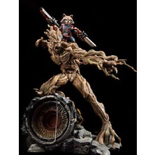 Internos Design 30 cm Groot & Rocket Raccoon Figürü – Marvel Koleksiyon Heykeli