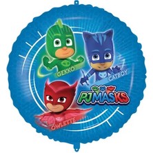 Party Express 18" Folyo Balon Pj Masks Yuvarlak 46 cm
