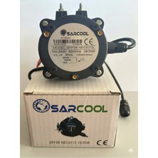 Ayscore Fan Motoru 16/18 /30 W NEC6115 1500 Devir (SRF08) 200-250 mm Pervane 28 Derece Açı AYAKSIZ(KOLİ24AD)